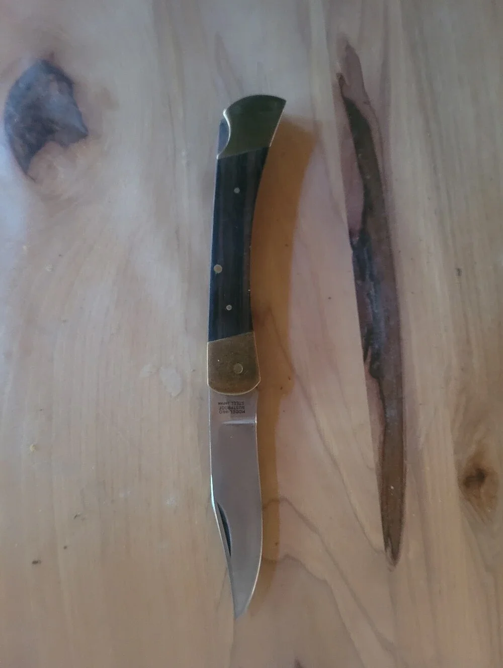 Precise Deerslayer Folding Hunting Knife Vintage 70s Quality Made In Seki Japan.